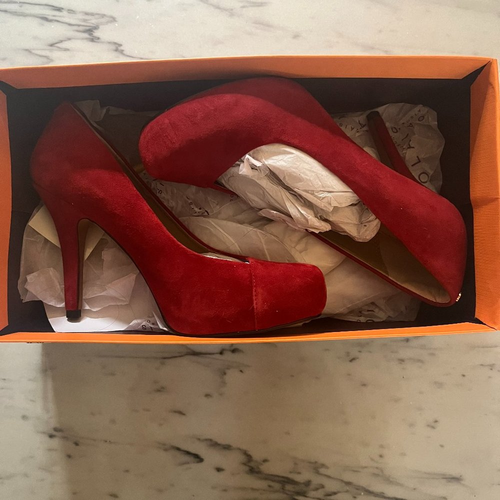 New Isola Cagney Red 7 Heel